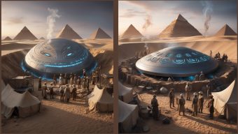 5,000-Year-Old Giant UFO Unearthed Beneath Egyptian Desert Sparks Global Fascination