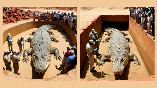 Rediscovering History: Ancient Tomb Reveals Mummified Crocodiles in Astonishing Archaeological Discovery