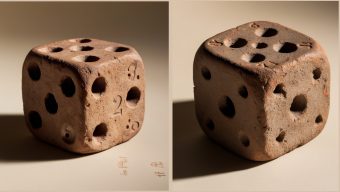 Terracotta Dice from the Indus Valley Civilization (2600-1900 BCE)