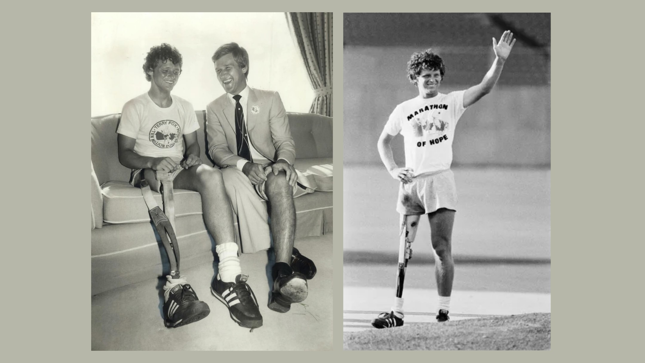 Terry Fox and Bobby Orr in 1980: A Historic Meeting of Canadian Icons